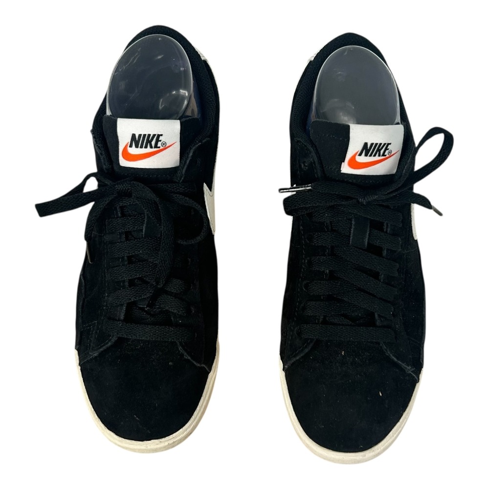 Nike Blazer Low SD Black Suede White Swoosh Women's Shoes Size 8.5‎ AV9373-001 - Picture 3 of 9